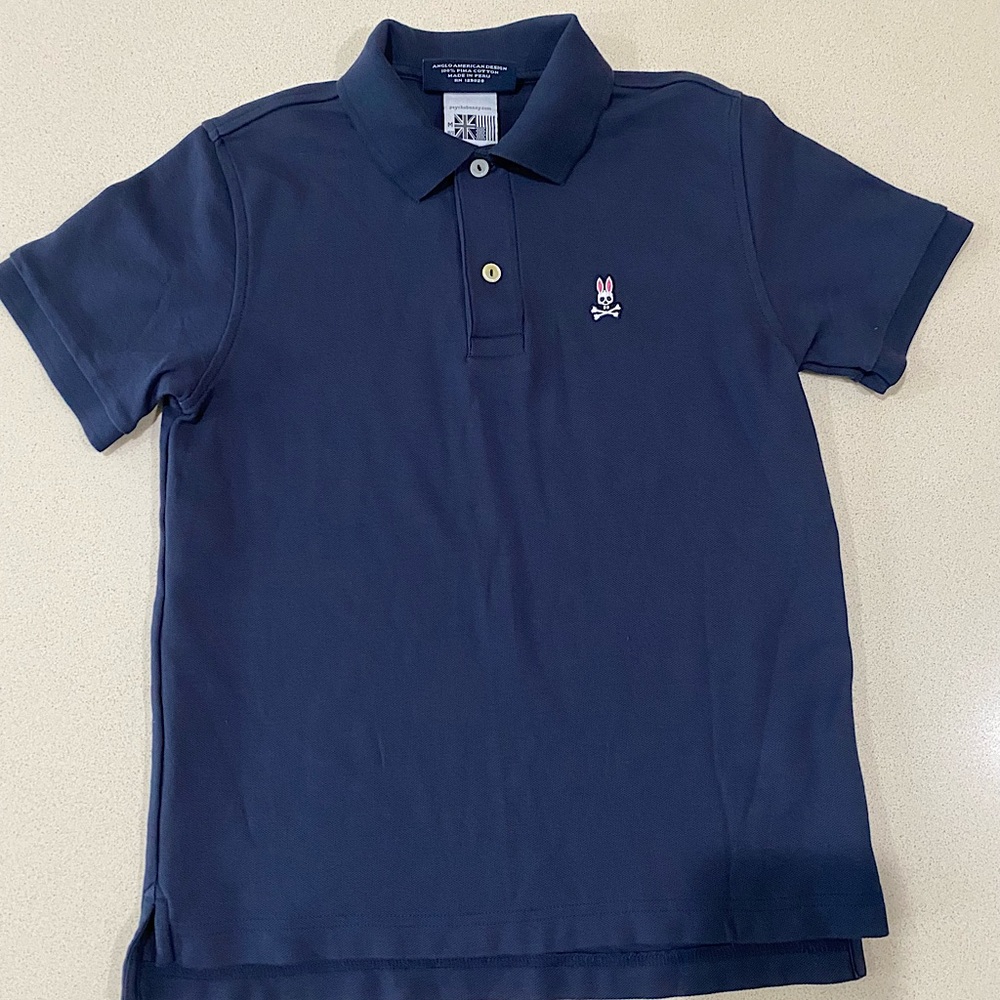 Psycho Bunny boys short sleeve polo size M